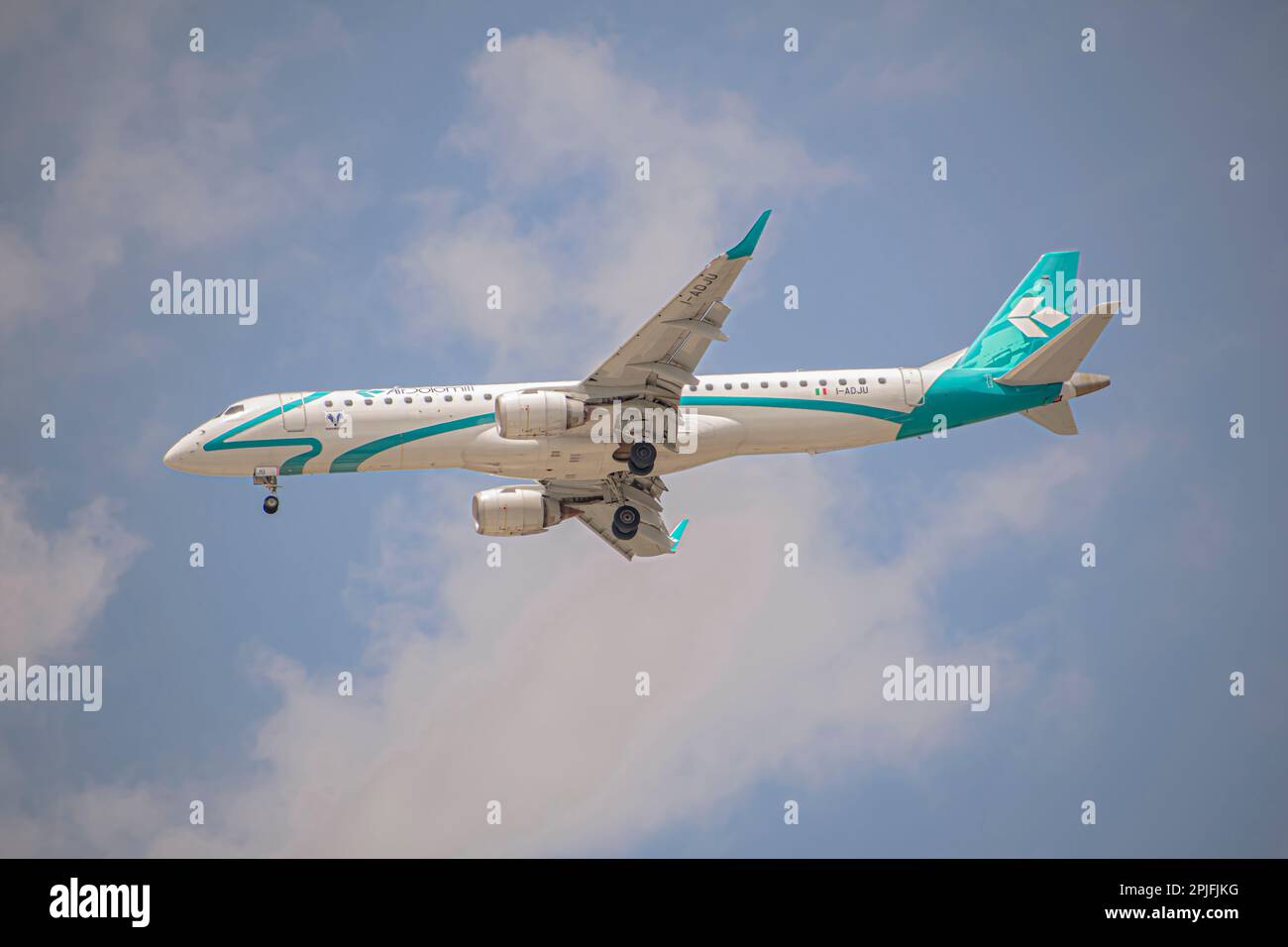 Embraer E195 – Air Dolomiti Stockfoto