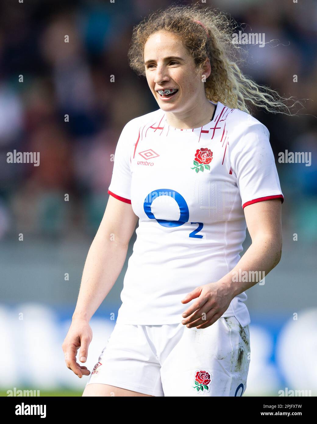 Abby Dow of England Women beim TikTok Women's Six Nations Match England