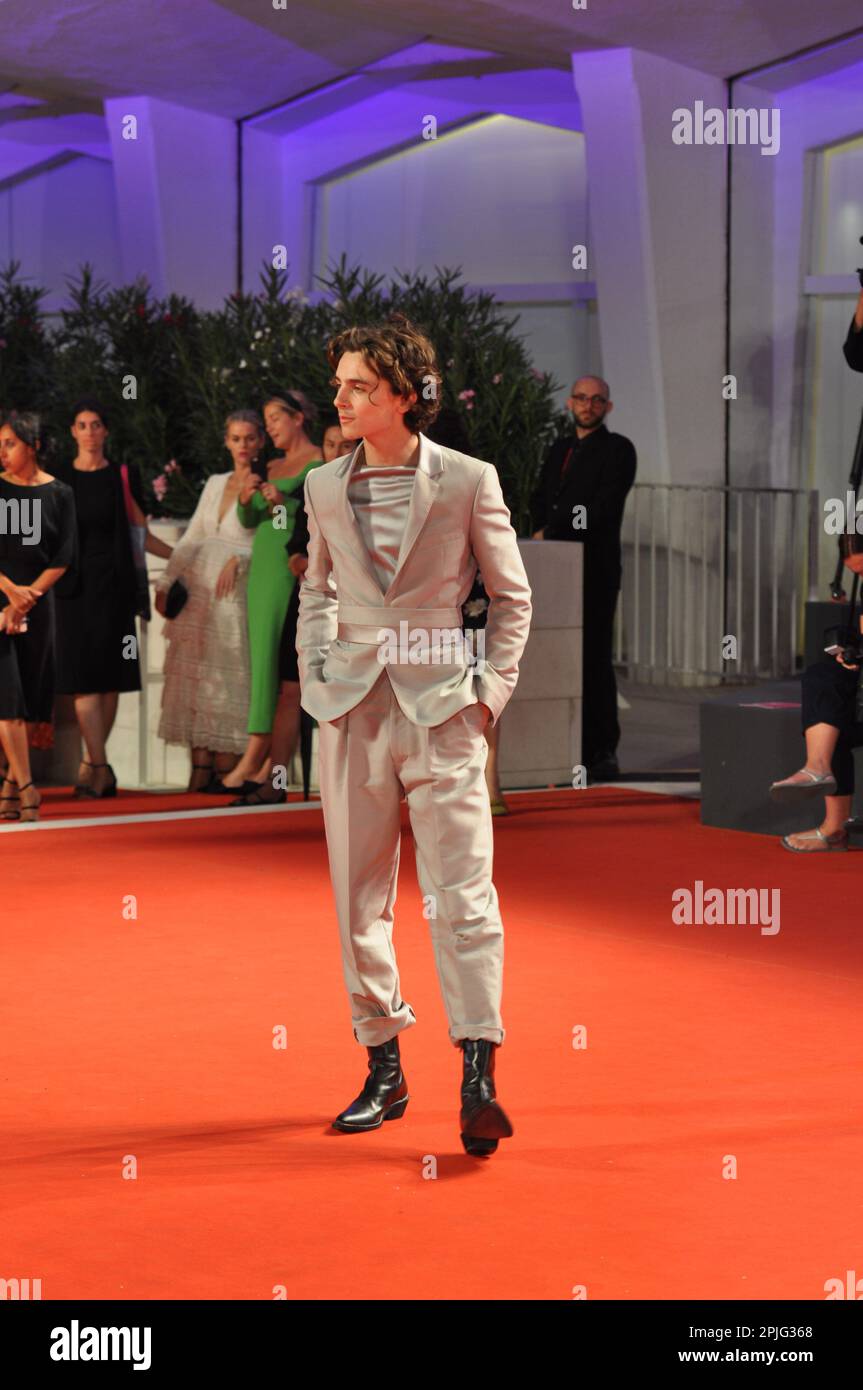 Timothée Chalamet Venedig Filmfestival 2019 „The King“ Premiere Stockfoto