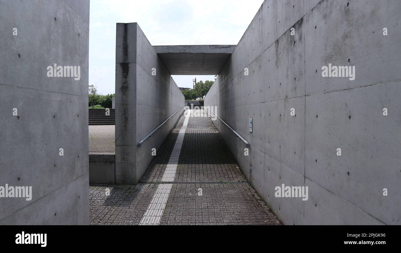 Von Tadao Andō Entworfene Gebäude Sayamaike Museum der Präfektur Osaka von Tadao Ando: Wasser und