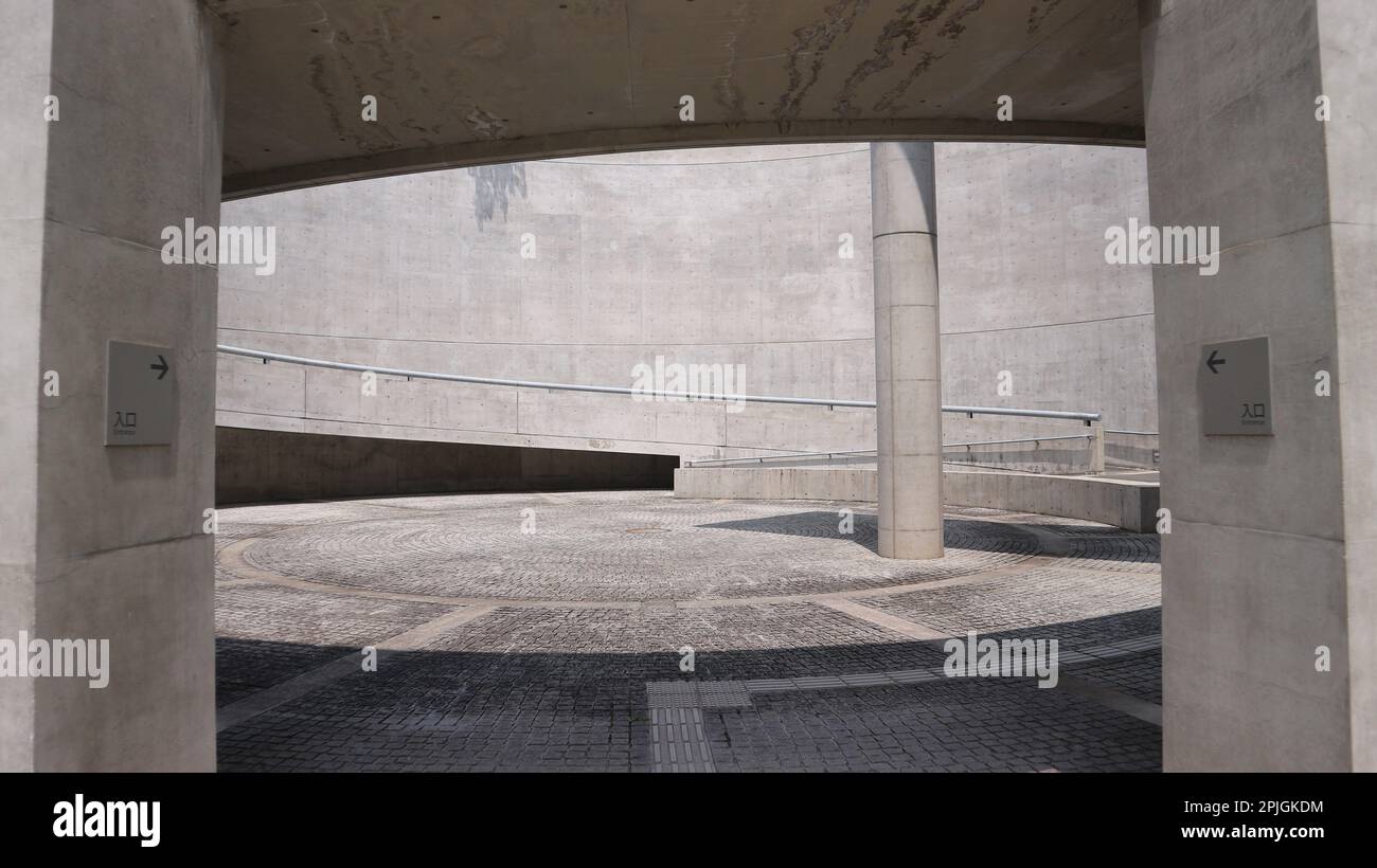 Von Tadao Andō Entworfene Gebäude Sayamaike Museum der Präfektur Osaka von Tadao Ando: Wasser und