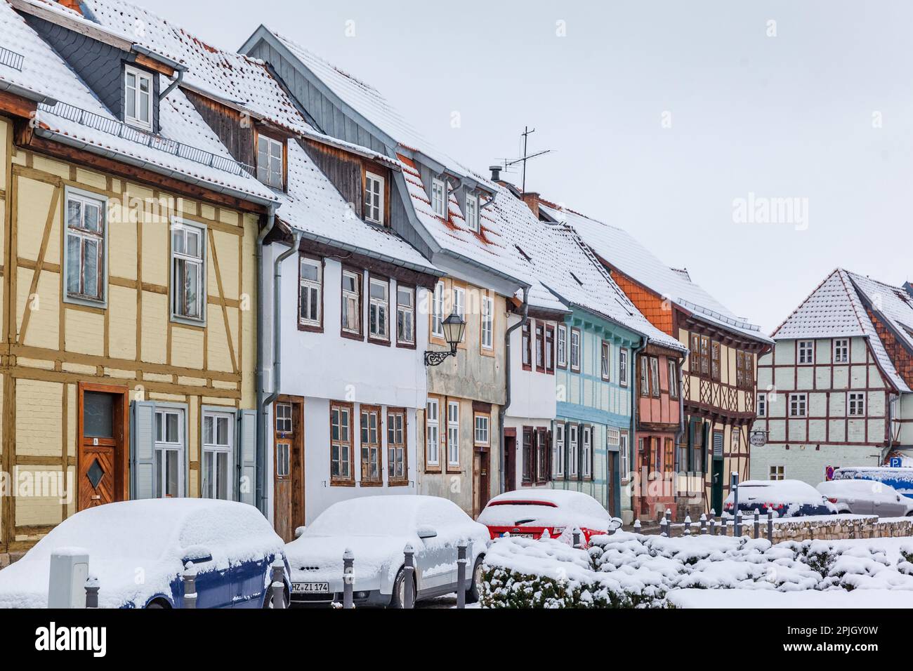 Weltkulturerbe-Stadt Quedlinburg Eindrücke aus der Altstadt Stockfoto