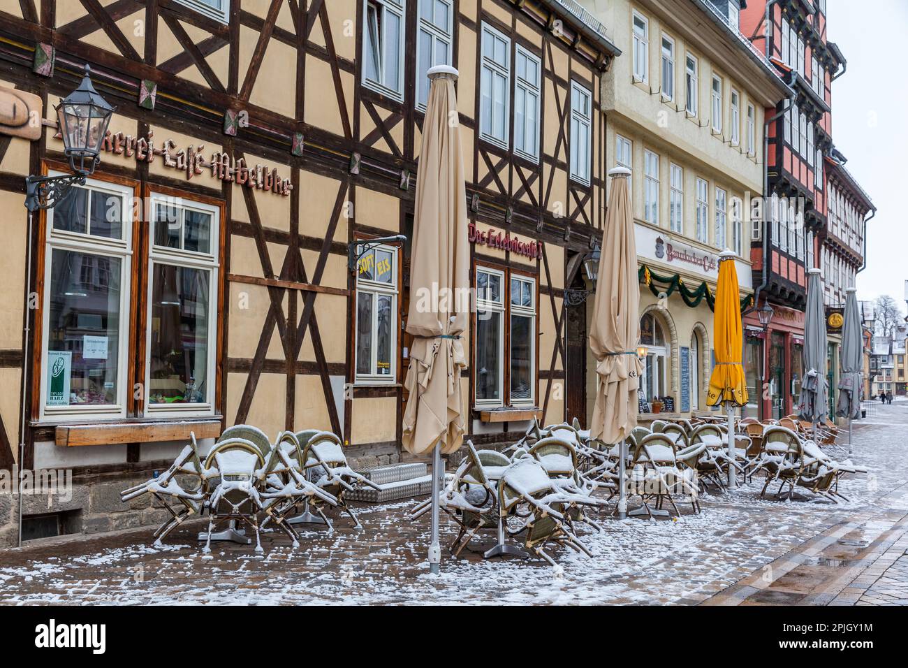 Weltkulturerbe-Stadt Quedlinburg Eindrücke aus der Altstadt Stockfoto