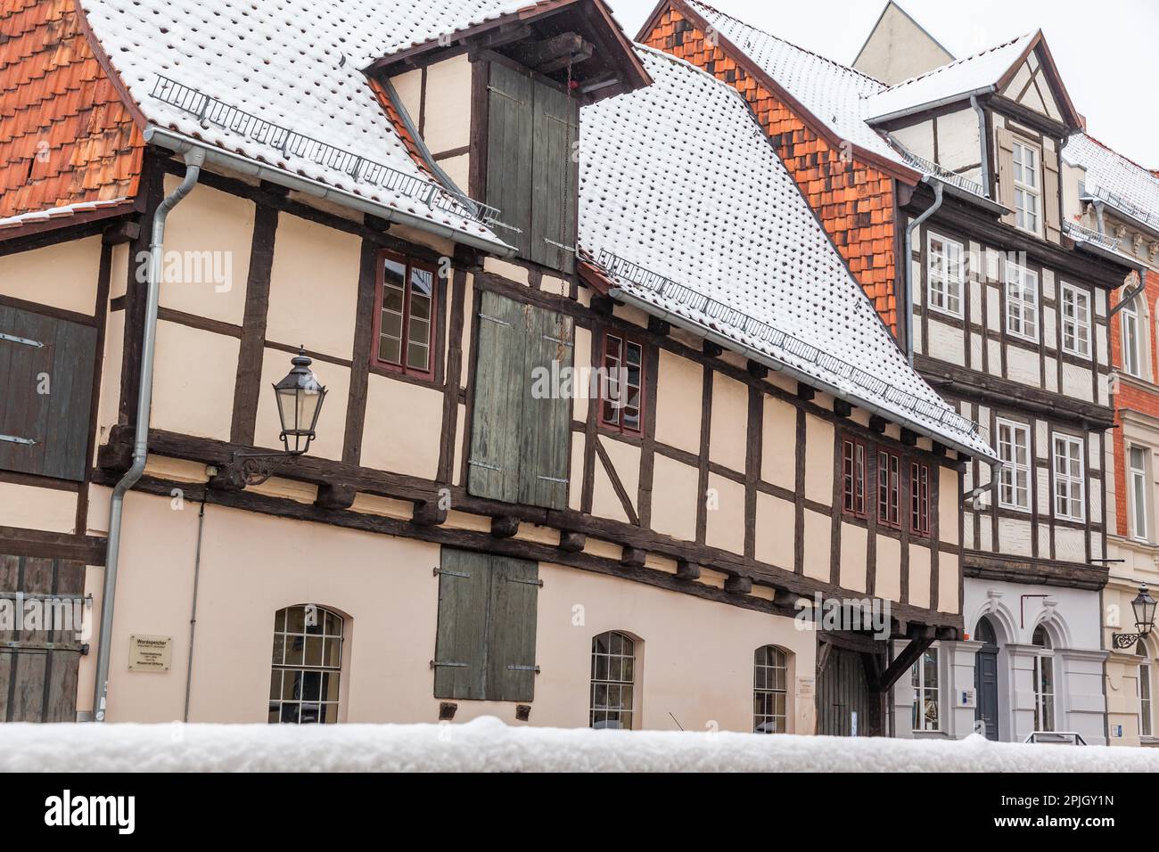 Weltkulturerbe-Stadt Quedlinburg Eindrücke aus der Altstadt Stockfoto