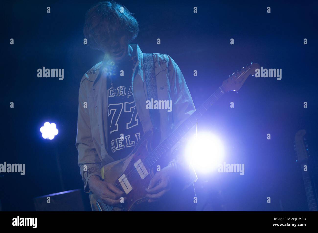 Rom, Italien. 02. April 2023. Thurston Moore, live in Roma, Monk Club, während Thurston Moore, Musikkonzert in Rom, Italien, April 02 2023 Kredit: Independent Photo Agency/Alamy Live News Stockfoto