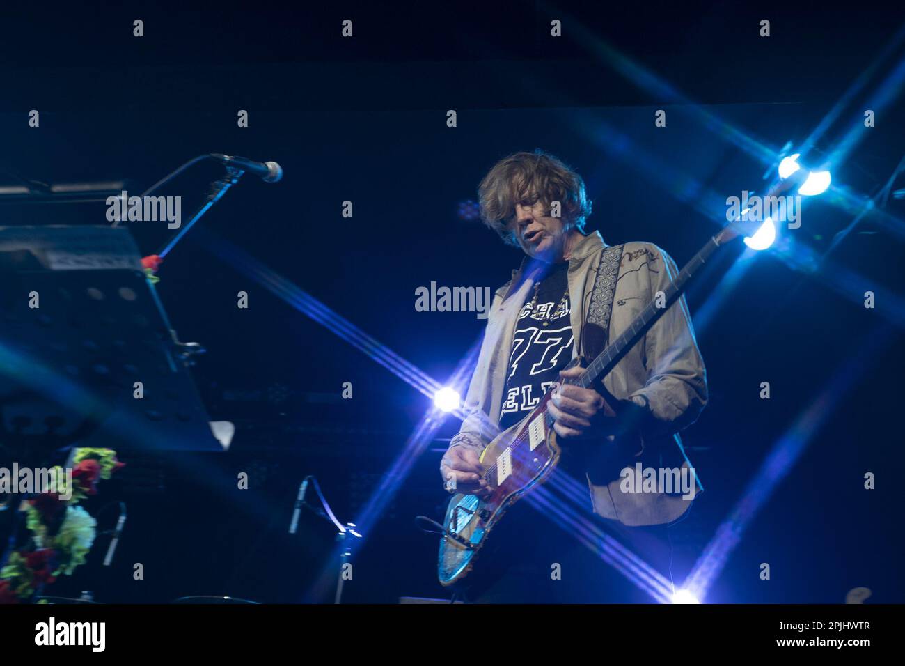 Rom, Italien. 02. April 2023. Monk Club, Rom, Italien, 02. April 2023, Thurston Moore, live in Roma, Monk Club, während Thurston Moore - Music Concert Credit: Live Media Publishing Group/Alamy Live News Stockfoto