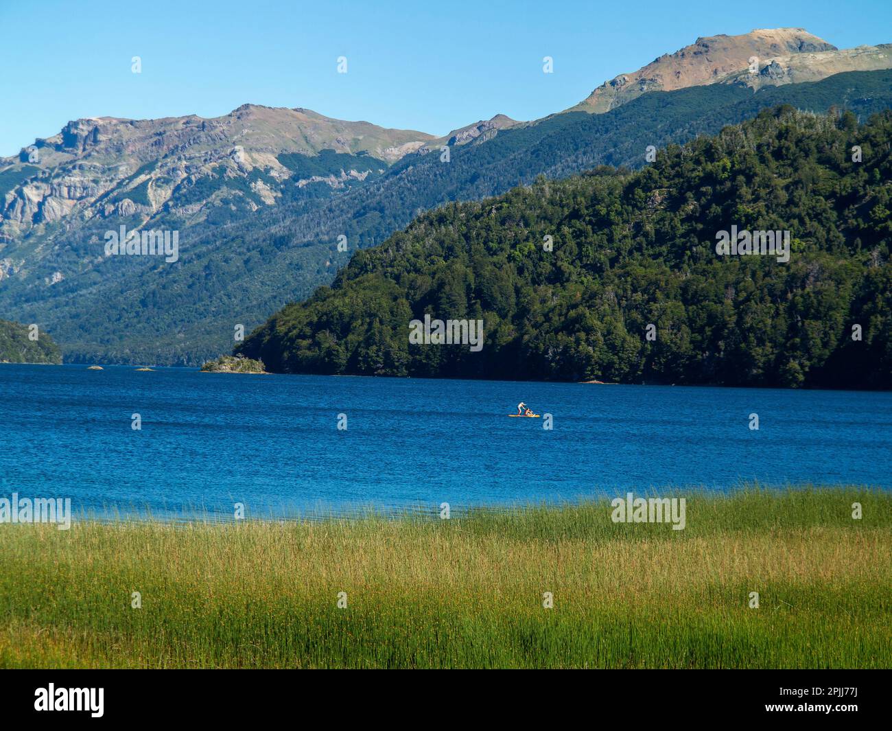 Lake Falkner on the Seven Lakes Road, Nahuel Huapi Park, Ruta 40, Provinz Neuquén, Argentinien Stockfoto