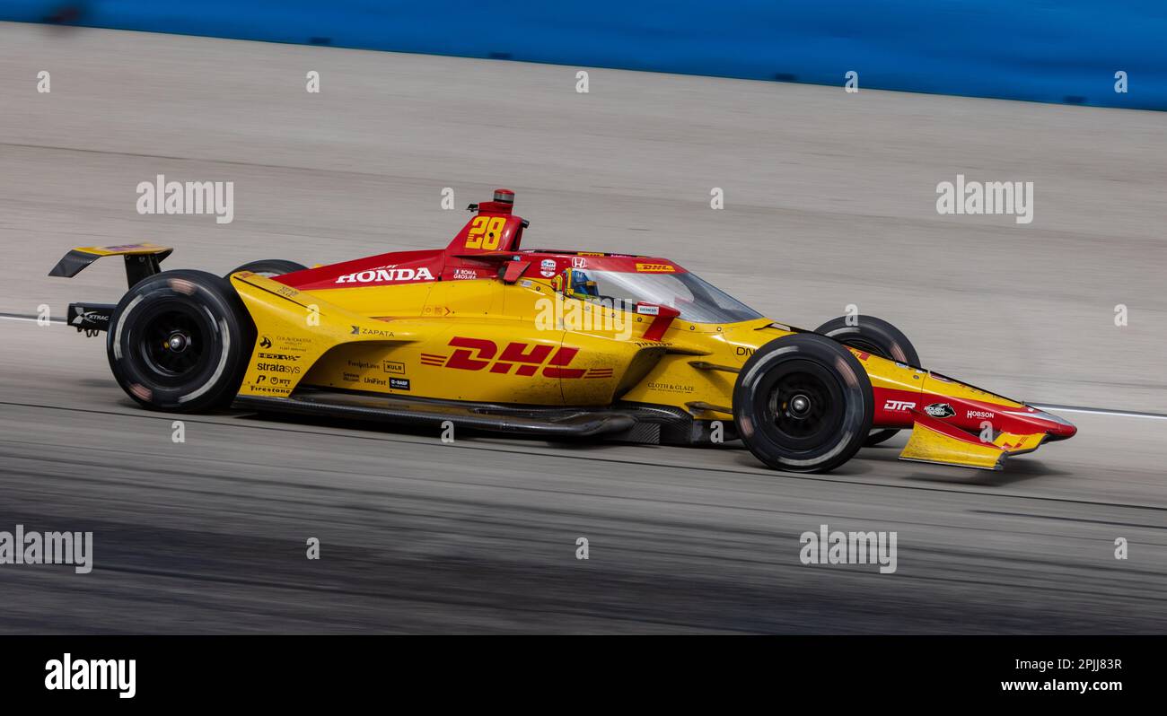 Texas, USA, 02/04/2023, 2023 NTT INDYCAR Serie PPG 375Credit: Nick Paruch/Alamy Live News Stockfoto