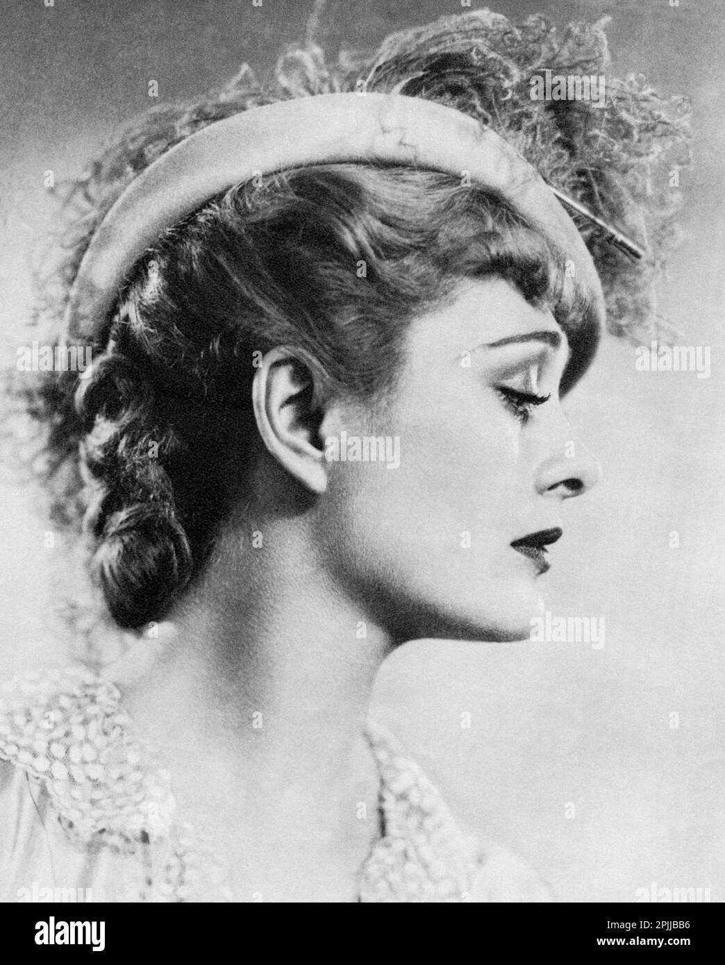 1936 Werbefoto der Hollywood-Filmschauspielerin Dolores Costello. Stockfoto
