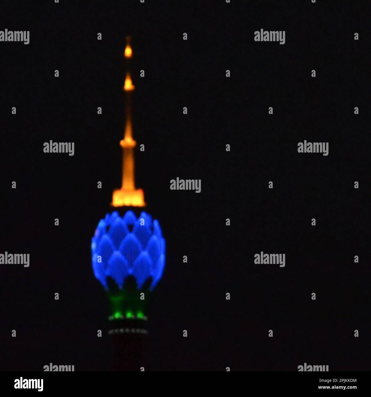 Colombo Lotus Tower Sri Lanka Stockfoto