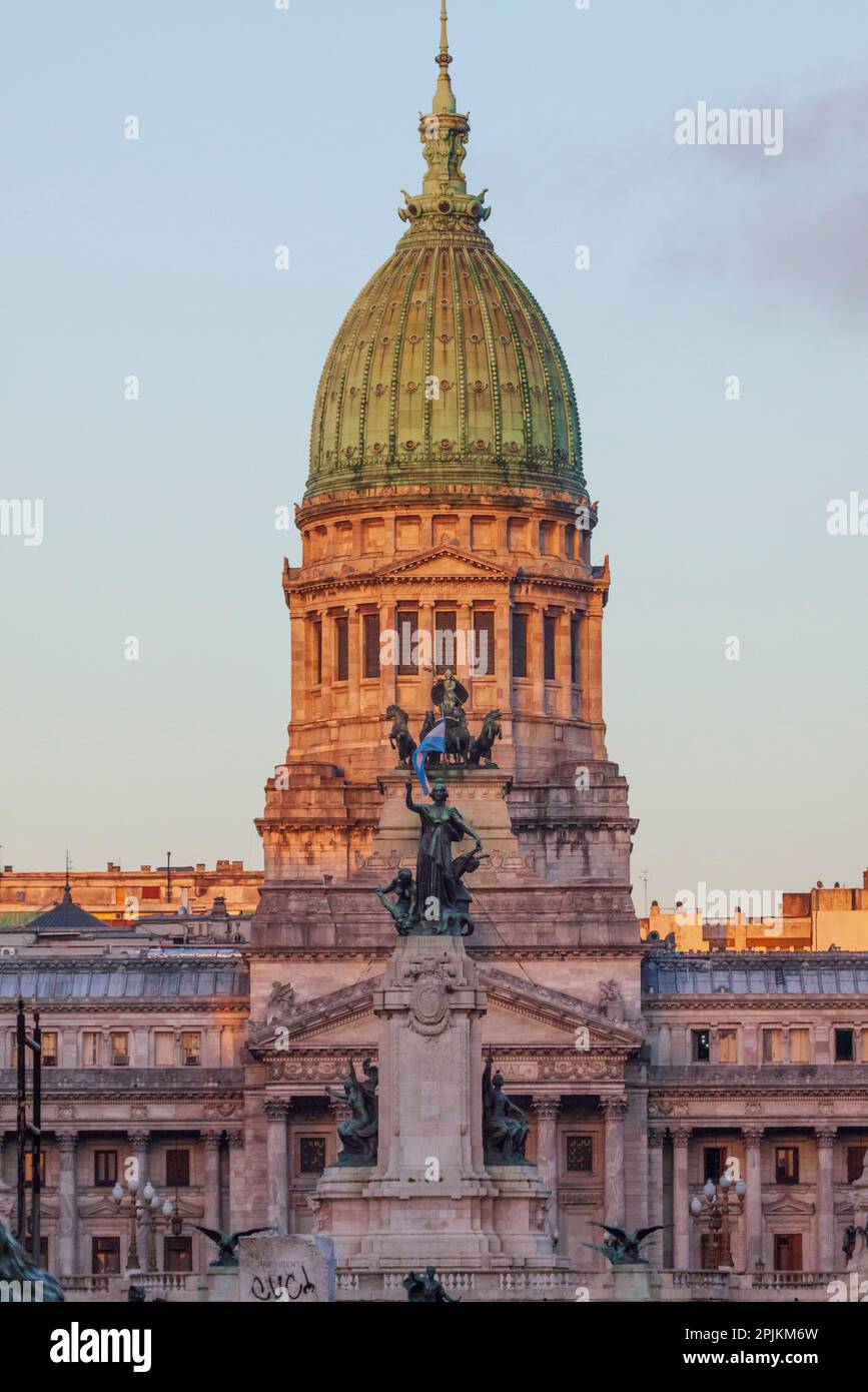 Argentinien, Buenos Aires. Capitol-Gebäude. Stockfoto