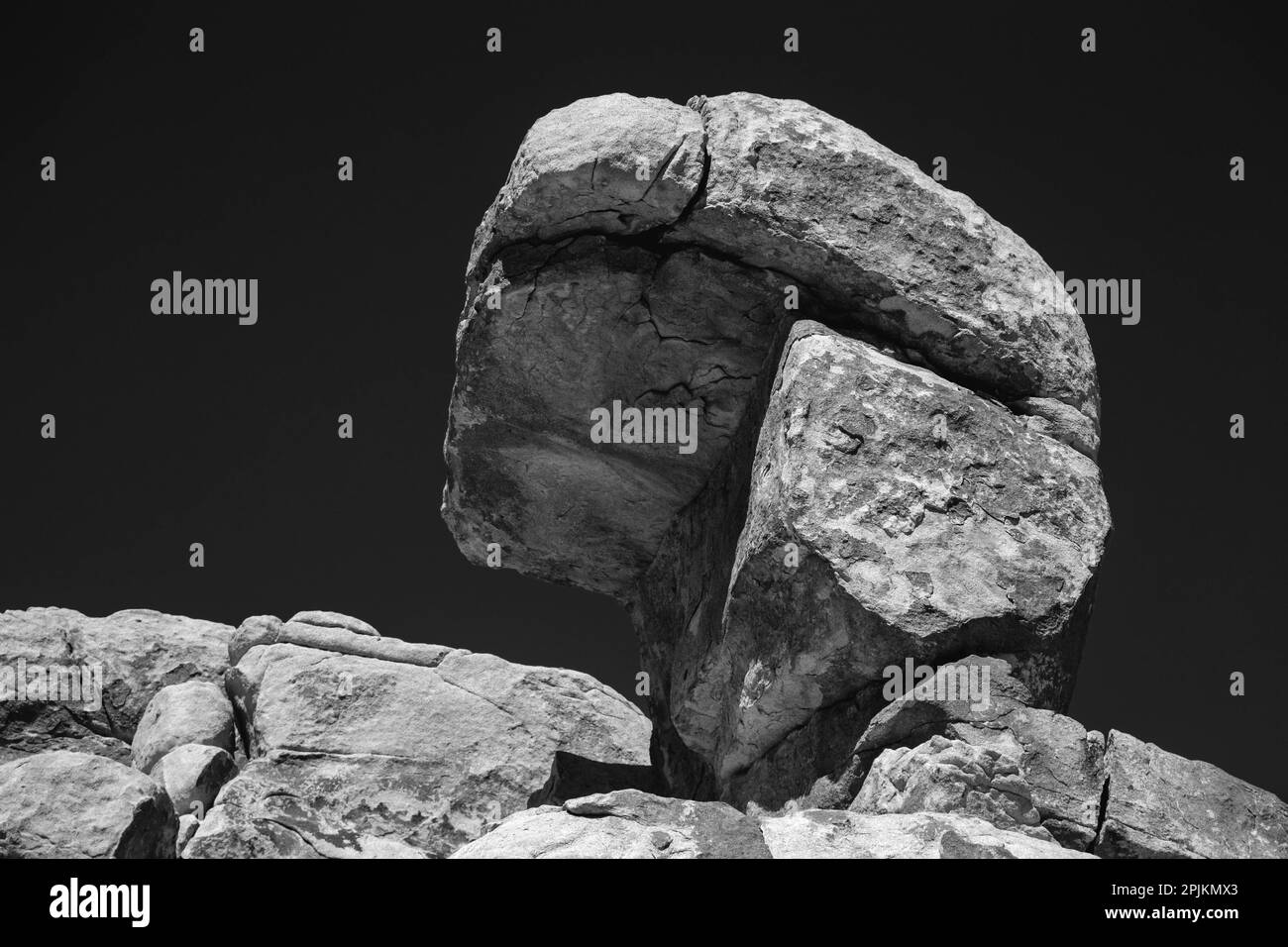 Granitfelsen, Joshua Tree National Park, Kalifornien Stockfoto