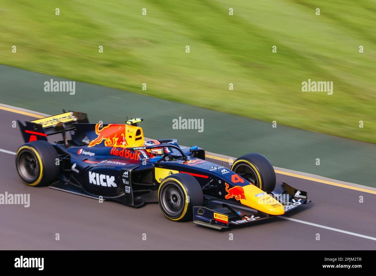 MELBOURNE, AUSTRALIEN - MÄRZ 31: Enzo Fittipaldi von Rodin Carlin im Jahr F2 beim australischen Formel-1-Grand Prix 2023 am 31. März 2023 Stockfoto