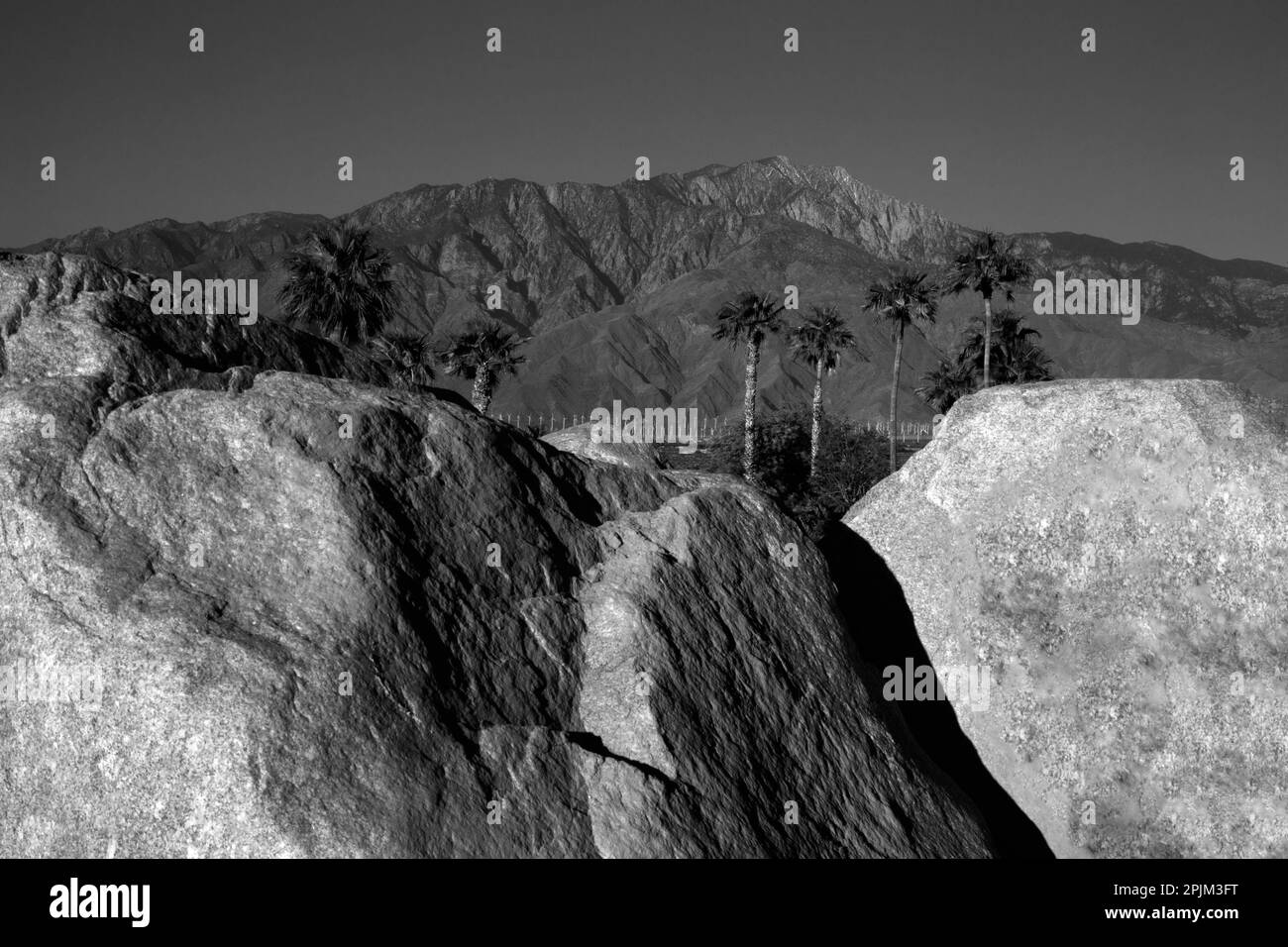 San Jacinto Mountain, Desert Hot Springs, Kalifornien Stockfoto