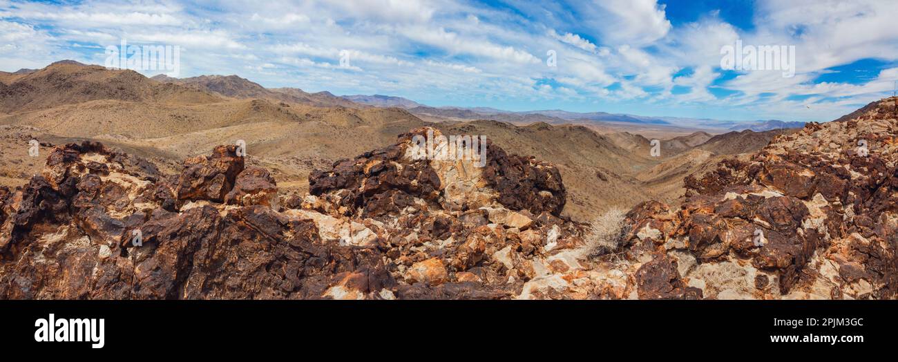 Black Eagle Mine Road, Kalifornien Stockfoto