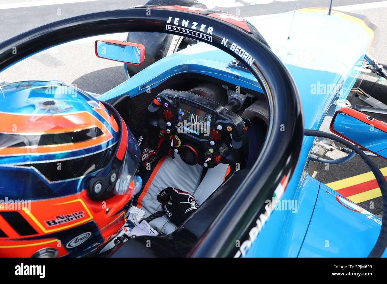 MELBOURNE, AUSTRALIEN - MÄRZ 31: F3-Rennfahrer Nikita Bedrin von Jenzer Motorsport beim australischen Formel 1 Grand Prix 2023 am 31. März 2023 Stockfoto