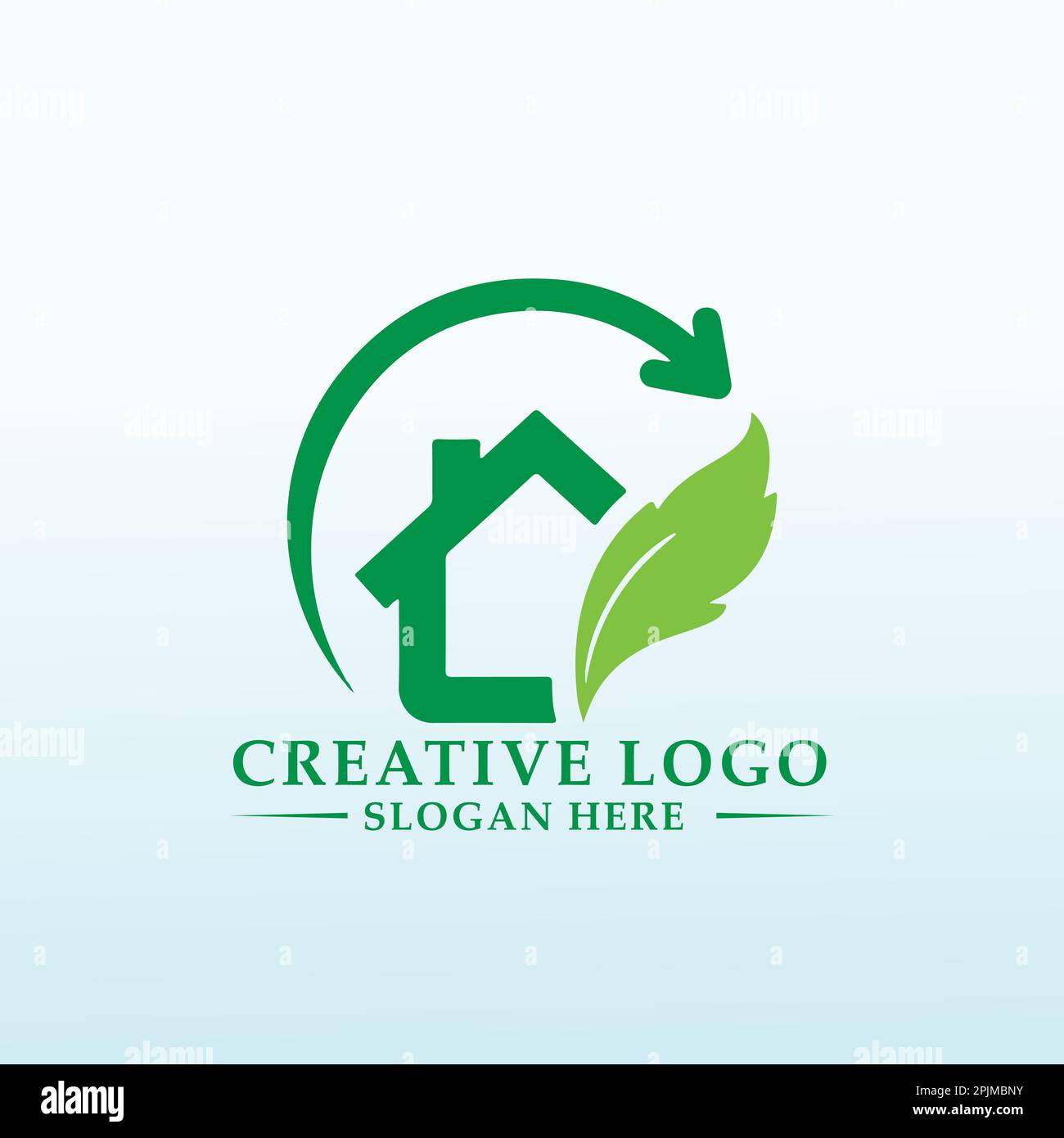 Planet entwerfen Sie ein Logo für die Gründung von Unternehmen, die umweltverträglich sind Stock Vektor