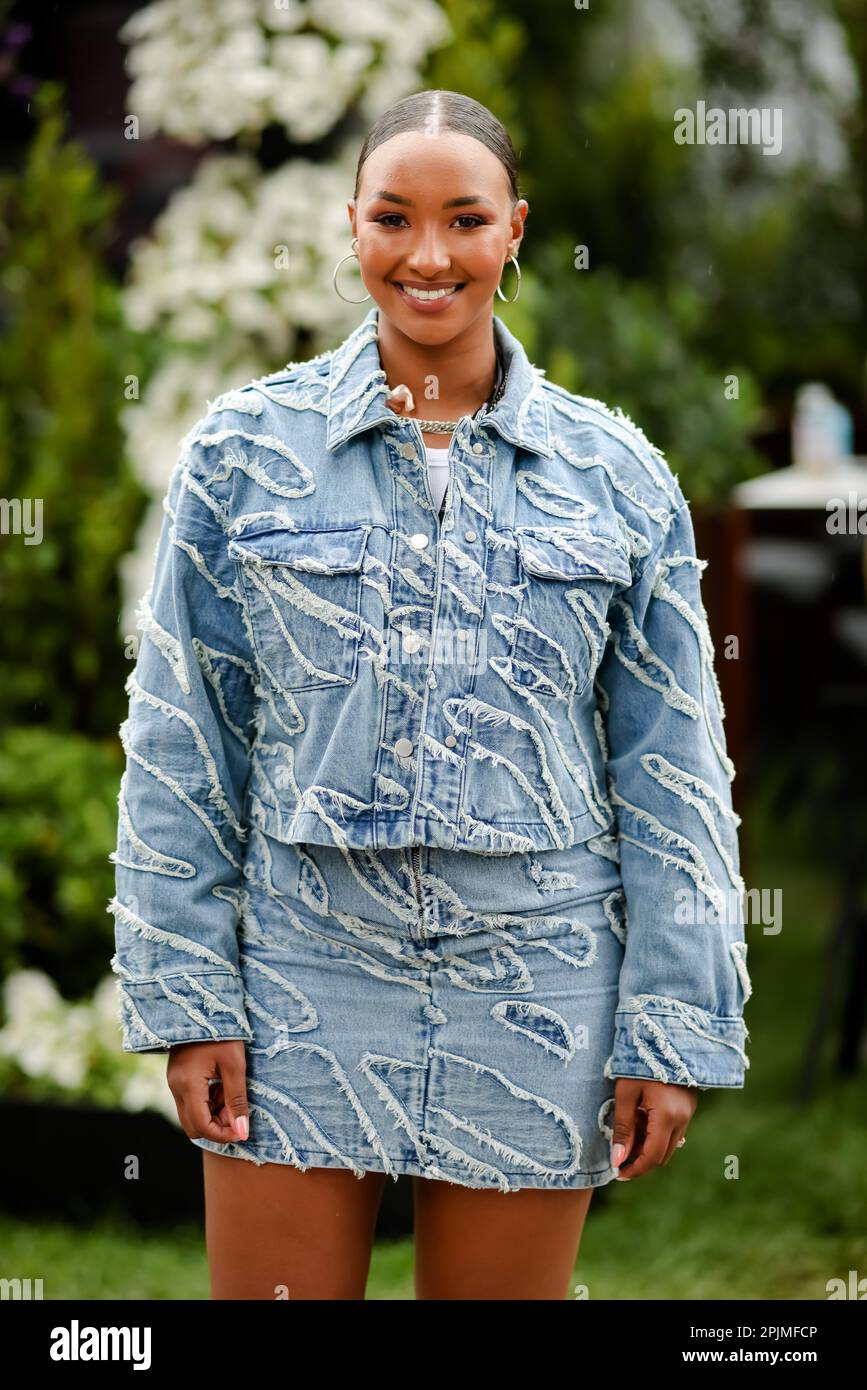 MELBOURNE, AUSTRALIEN - 01. APRIL: Naomi Schiff beim 2023. Grand Prix der australischen Formel 1 am 1. April 2023 Stockfoto