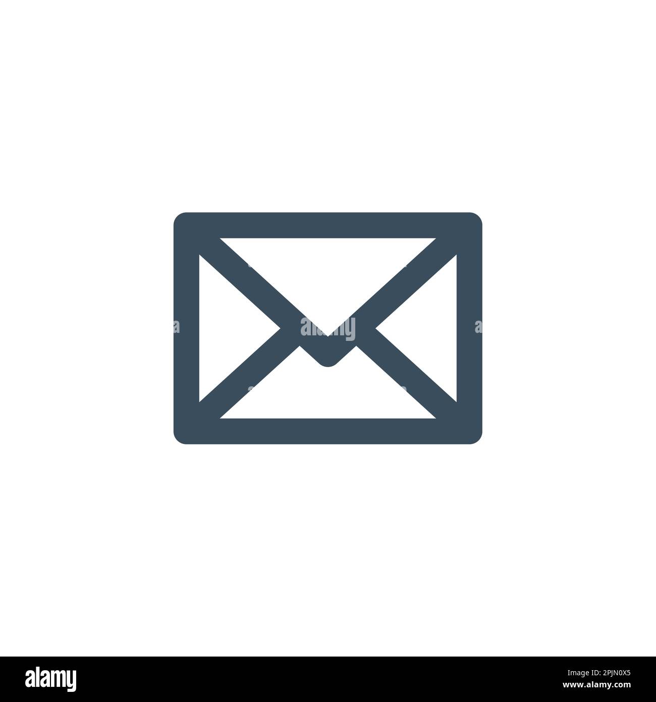 Mailzeilen-Symbol. Symbol „Mail“. Vektorgrafik Stock Vektor