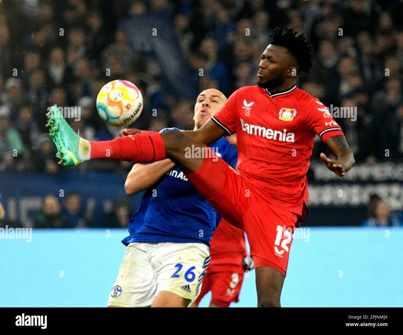 Veltins Arena Gelsenkirchen Deutschland, 1,4.2023, Fußball: Bundesliga ...