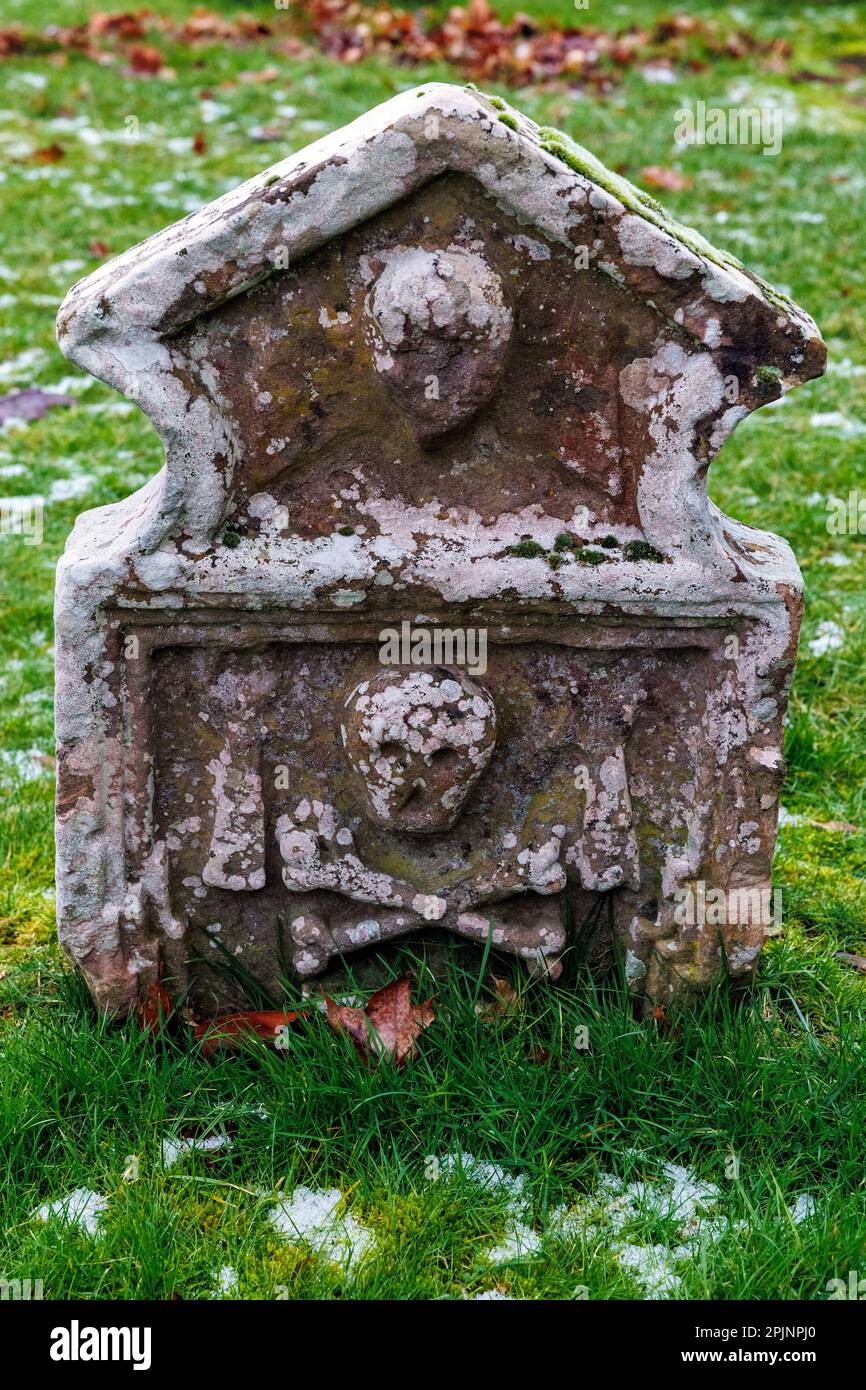 Dryburgh Abbey Details. Stockfoto