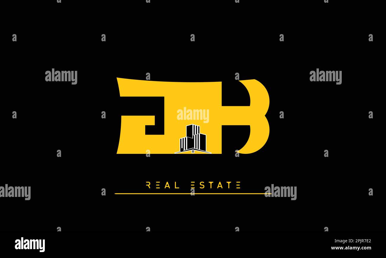Immobilienbriefe Initialen Monogramm Logo JK , KJ Stock Vektor