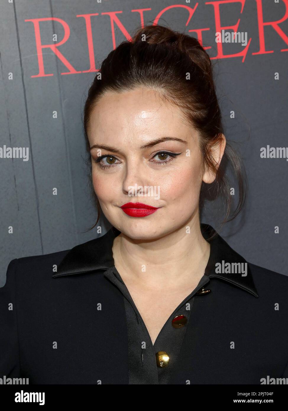 Actor Emily Meade attends the world premiere of "Dead Ringers" at