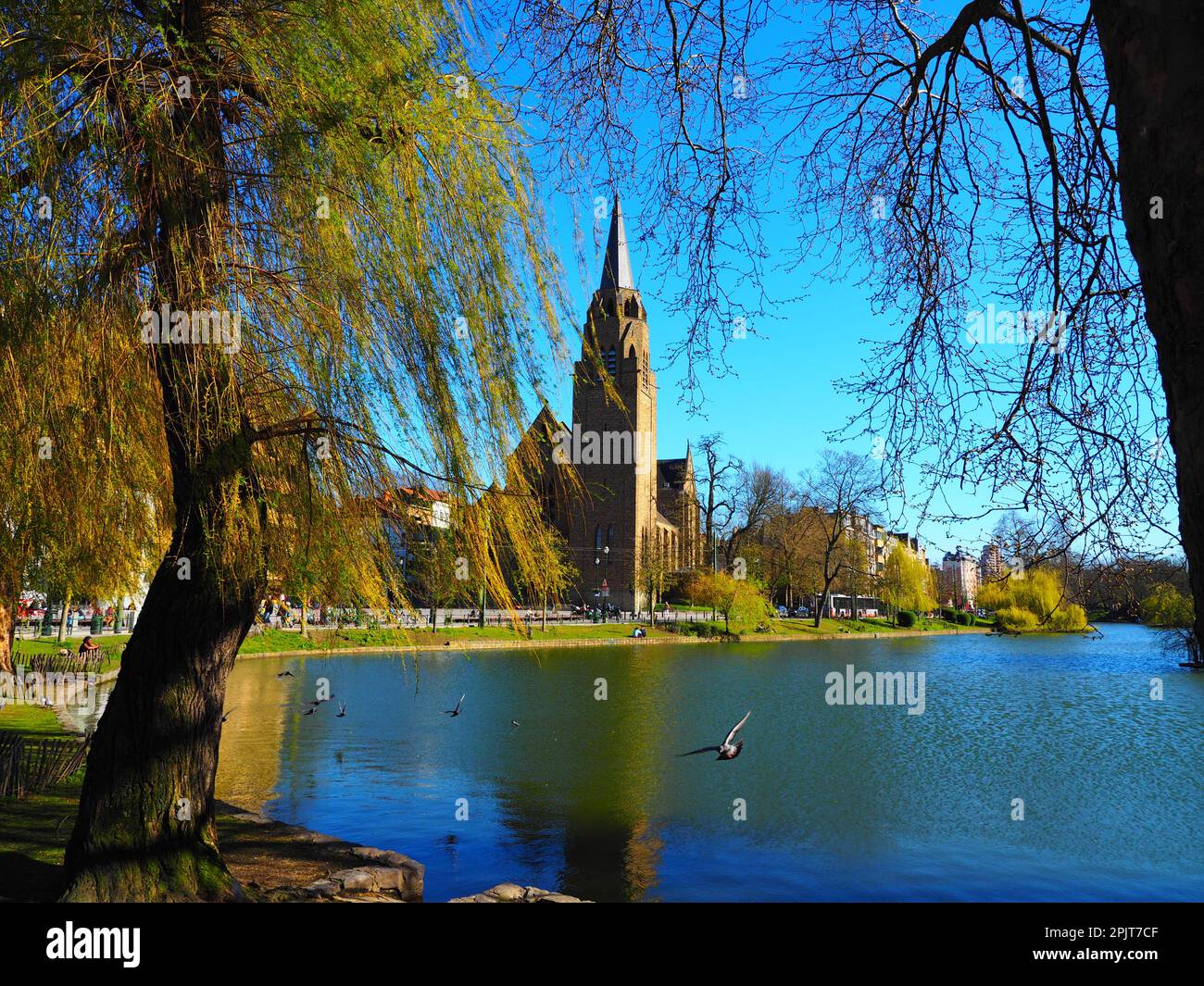 Stadtausflug ins Herz Europas, Brüssel, Belgien Stockfoto