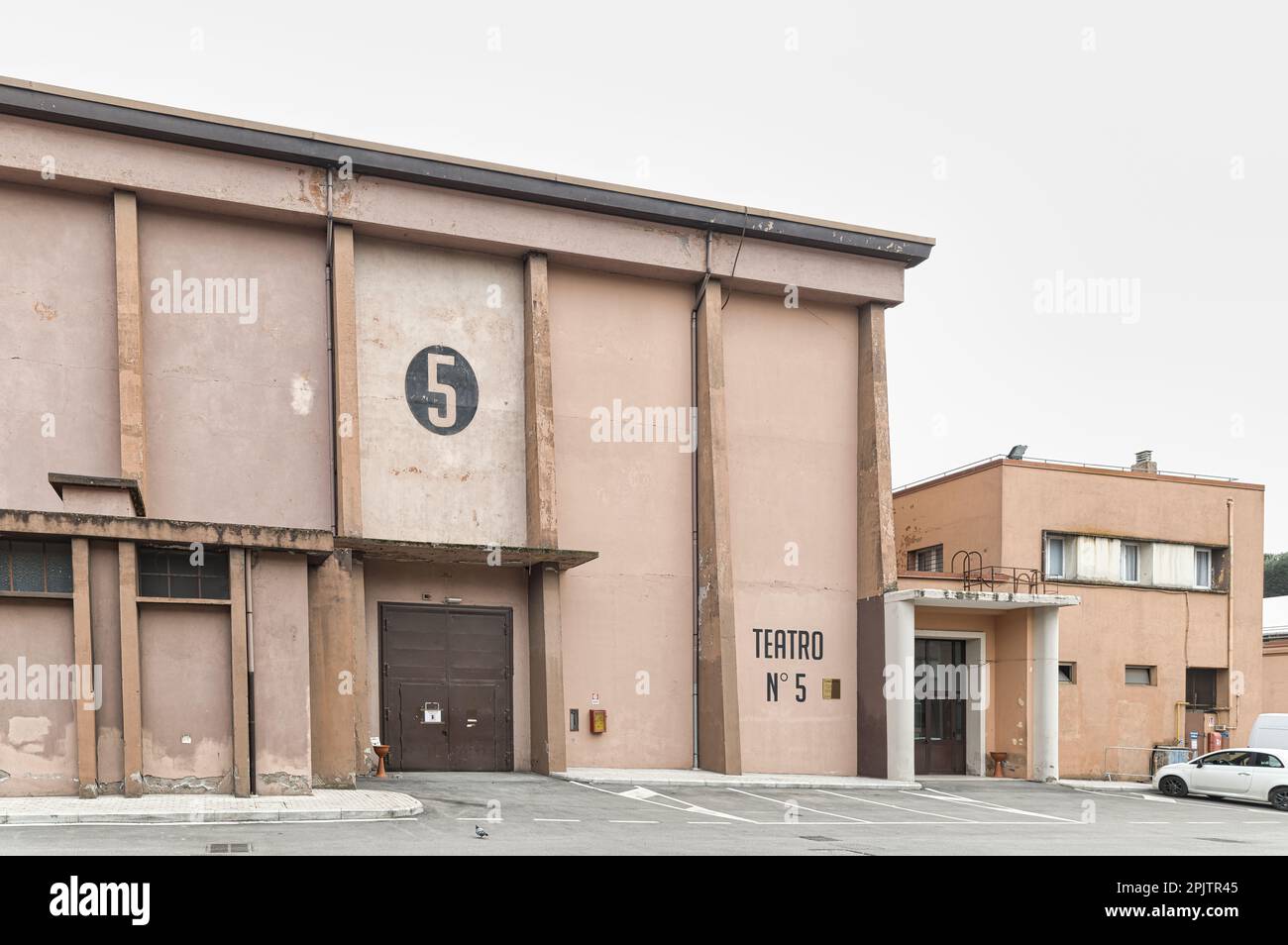 Rom, Italien, Februar /12/2023: Die berühmte Studio 5 SoundStage in der Cinecitta Roma Stockfoto