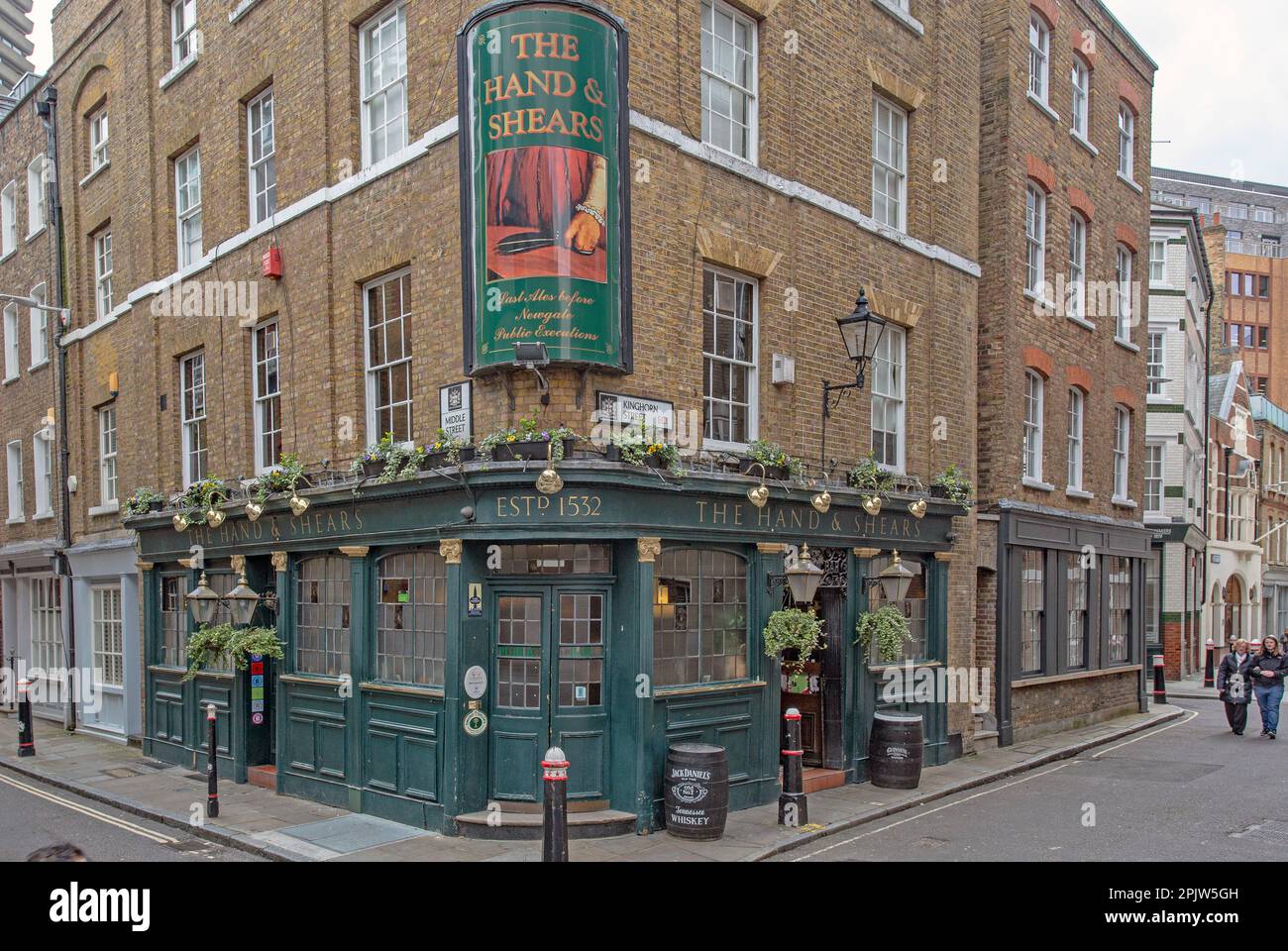 The Hand and Shears Pub in London, Großbritannien Stockfoto