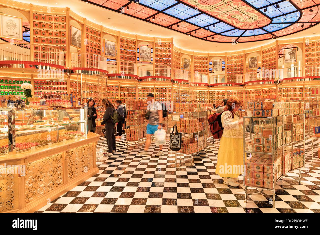 Bacha Coffee Store im Changi Airport Terminal 3, Singapur