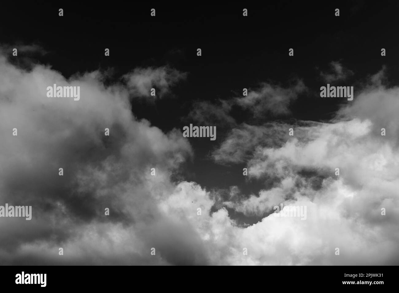 Weißer Dampf, Rauch auf schwarzem Hintergrund, um Ihre Bilder zu ergänzen. Perfekter Rauch, Dampf, Duft, Weihrauch. Erstellen Sie mystische Fotos. Rauchhintergrund Stockfoto
