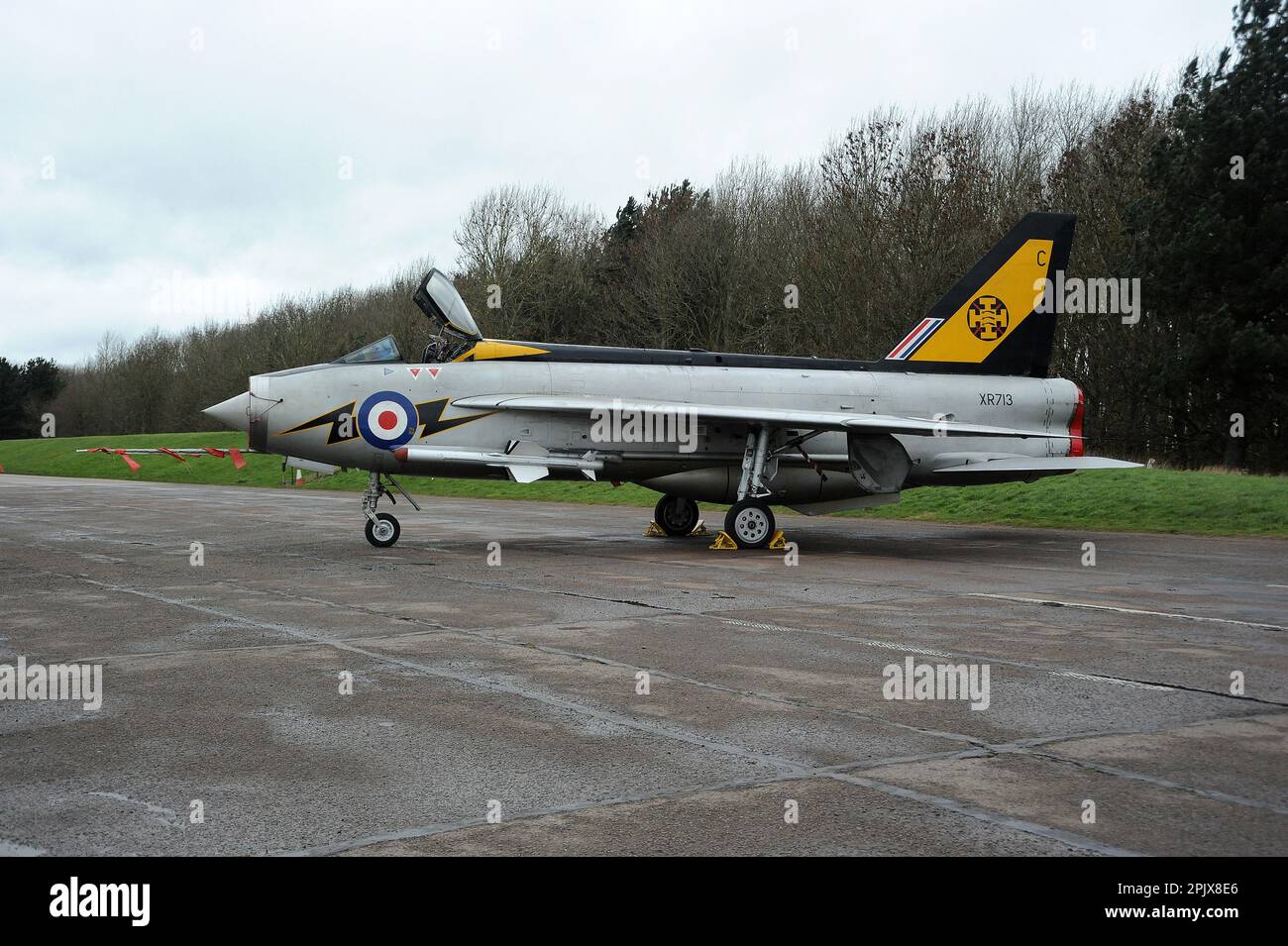 Lightning 'XR713' in Bruntingthorpe. Stockfoto