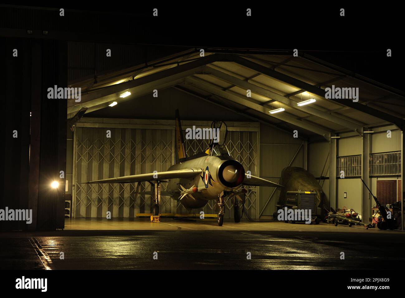 Lightning 'XR713' in Bruntingthorpe. Stockfoto