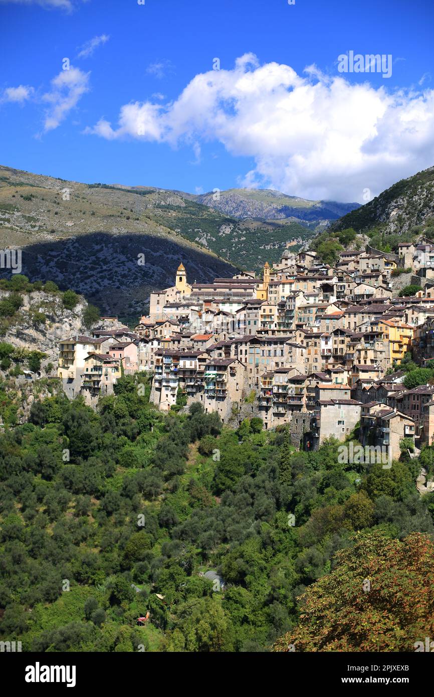 Saorge, Vallee de la Roya, Parc national du Mercantour, Alpes Maritimes, 06, Cote d'Azur, Frankreich Stockfoto