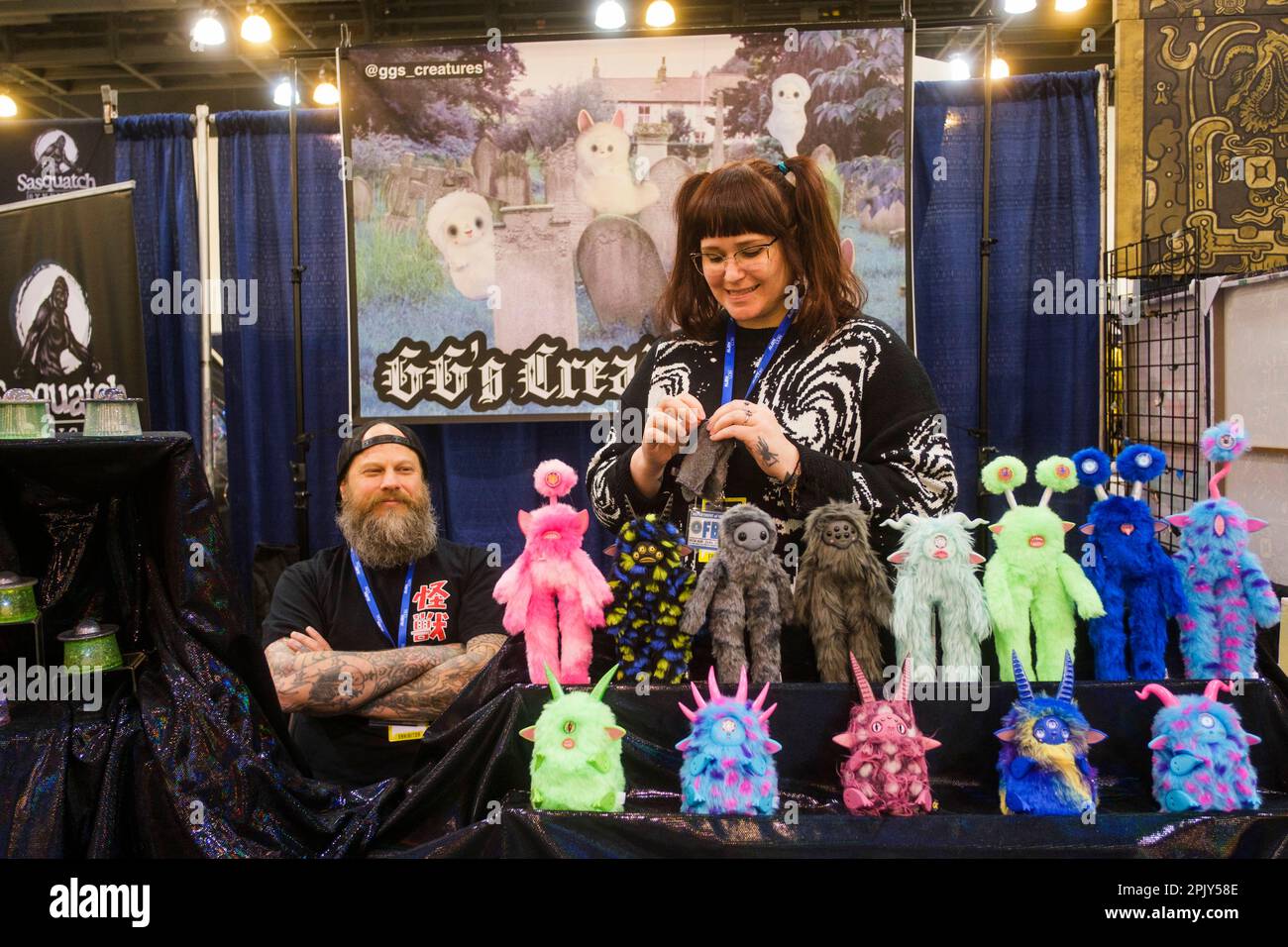 Anbieter, Alien Con, Pasadena Convention Center, Kalifornien, USA Stockfoto