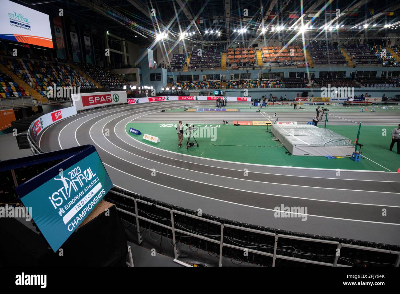 Europameisterschaften in der Ataköy Athletics Arena in Istanbul, Türkiye am 3. März 2023. Foto von Gary Mitchell Stockfoto