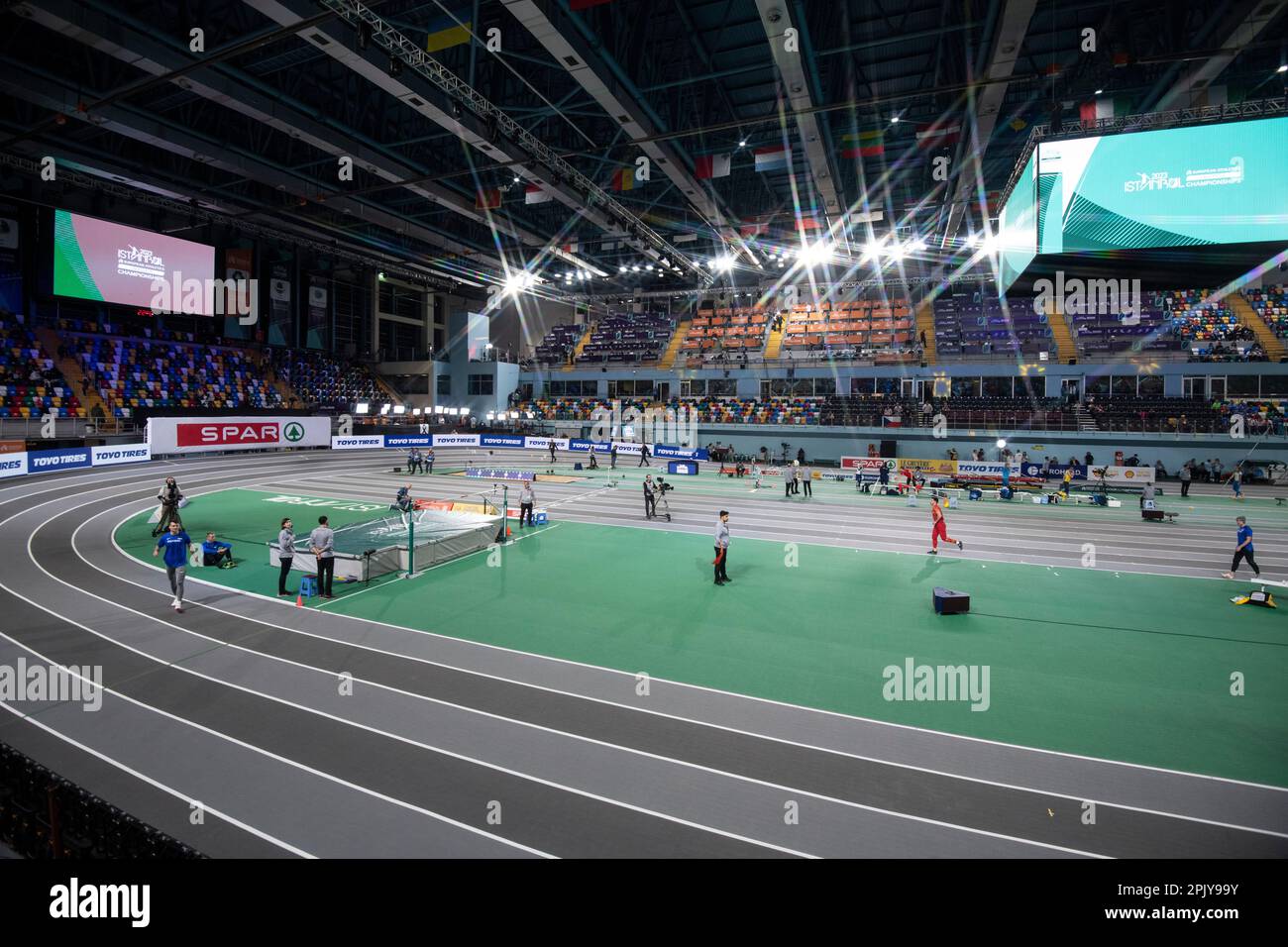 Europameisterschaften in der Ataköy Athletics Arena in Istanbul, Türkiye am 3. März 2023. Foto von Gary Mitchell Stockfoto