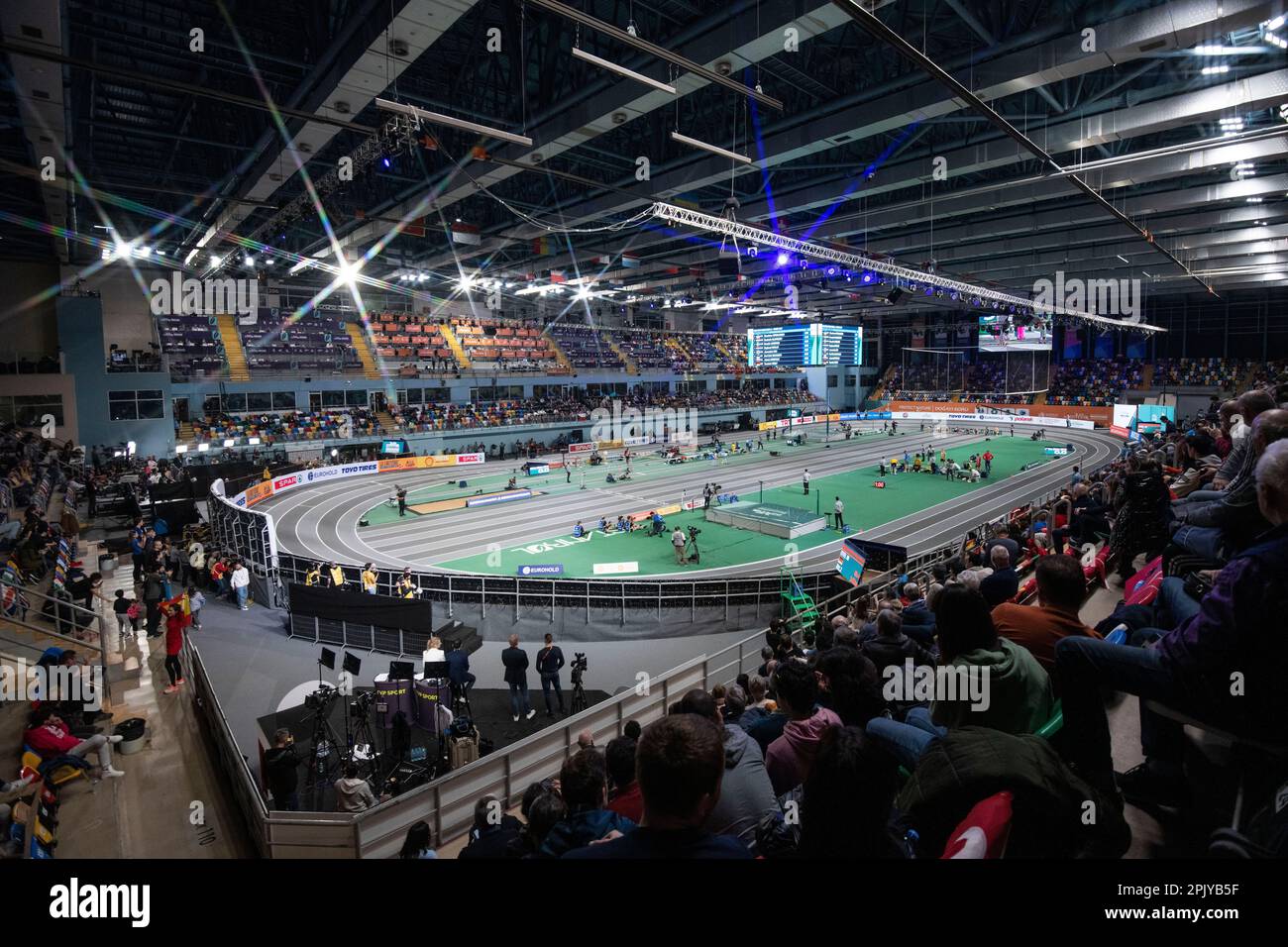 Europameisterschaften in der Ataköy Athletics Arena in Istanbul, Türkiye am 3. März 2023. Foto von Gary Mitchell Stockfoto