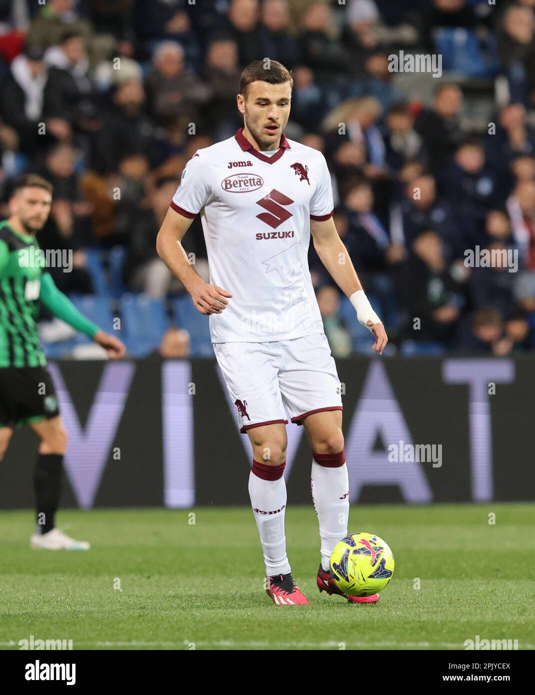 Reggio Emilia, Italien. 03. April 2023. Reggio Emilia 03 April 2023 Stadio Atleti D' Italia Serie A Tim 2022/23 Sassuolo -Torino Nella foto : Alessandro Buongiorno torino calcio Credit: Christian Santi/Alamy Live News Stockfoto