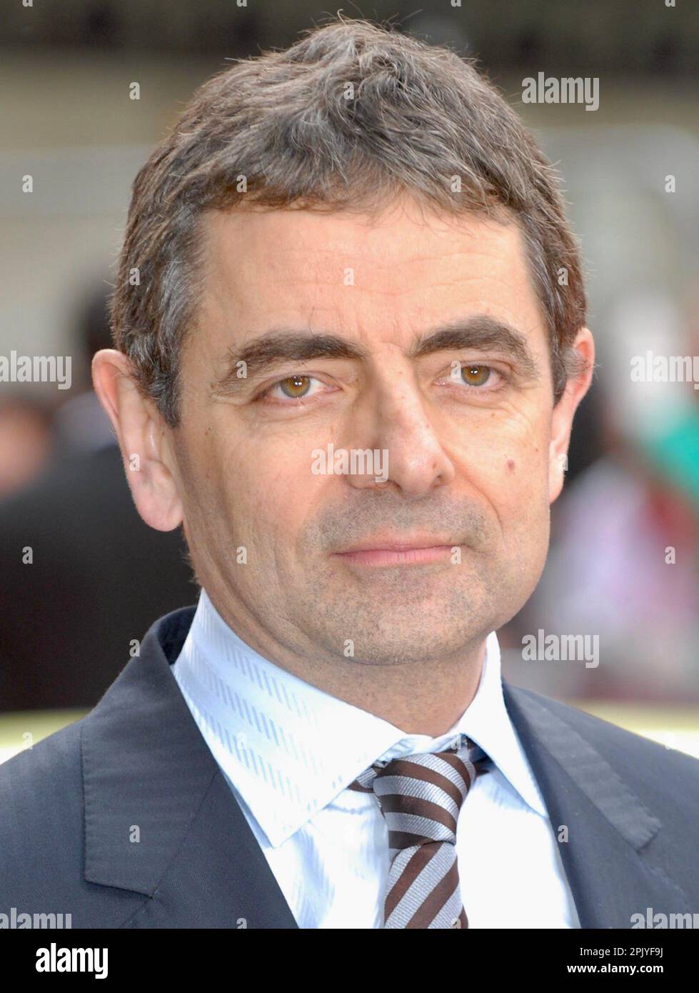 Rowan Atkinson, „Mr Bean's Holiday“ UK Premiere, Odeon Leicester Square, London, Großbritannien Stockfoto