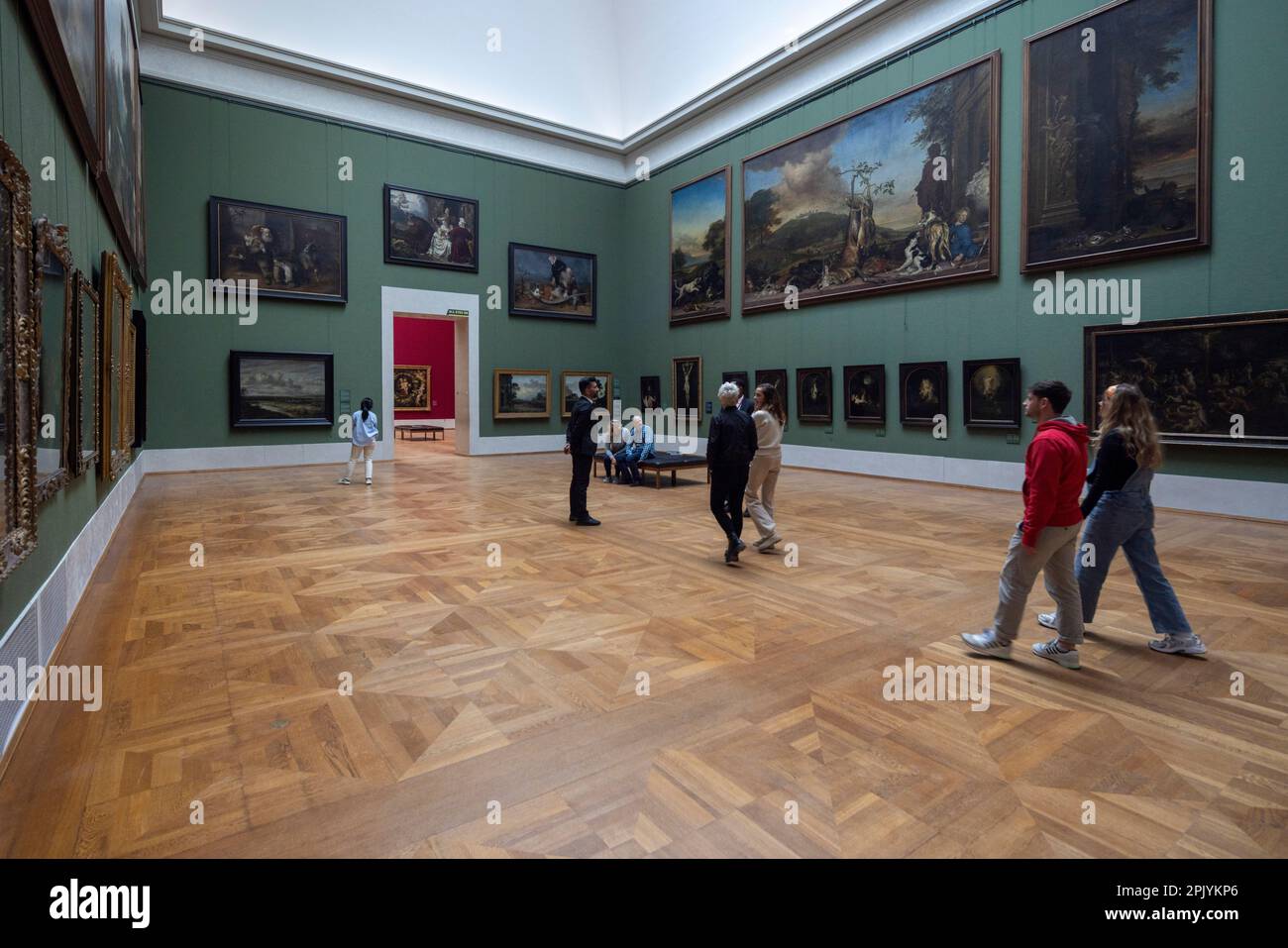 Kunstmuseum Alte Pinakothek, München Stockfoto