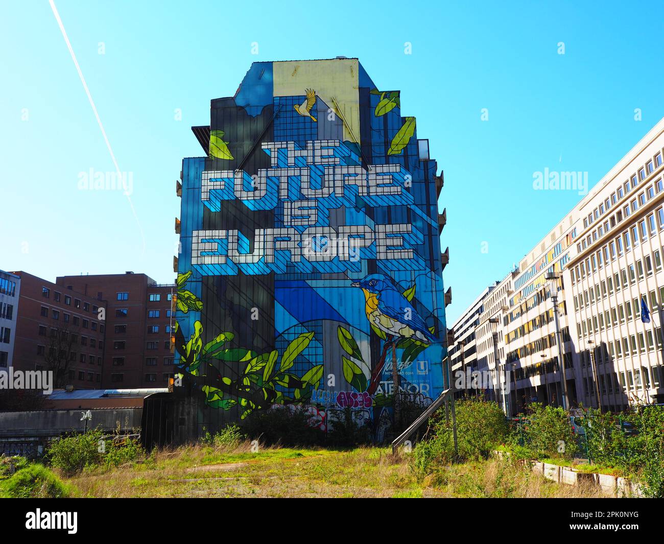 BEST of the European Quarter, Heart of Europe, Brüssel, Belgien Stockfoto