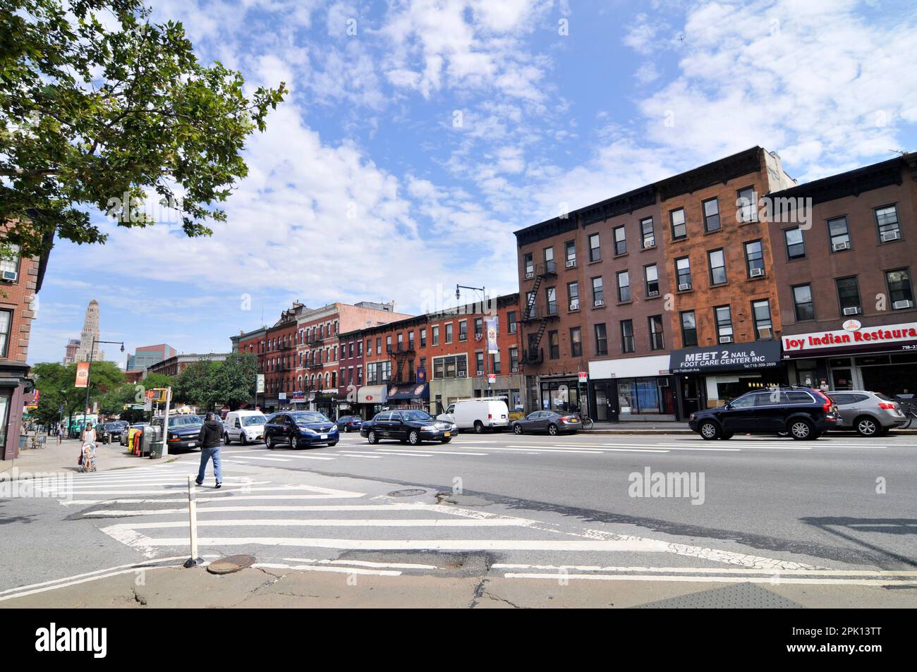 Flatbush Avenue in Brooklyn, New York. Stockfoto