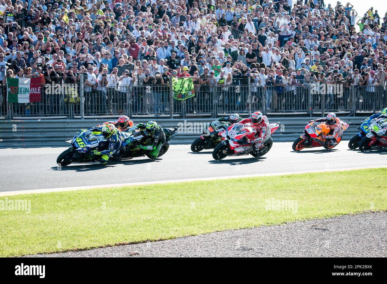 Moto GP 2016, Valencia, Spanien, Circuit Ricardo Tormo. Credits: Andrea Pinna Stockfoto