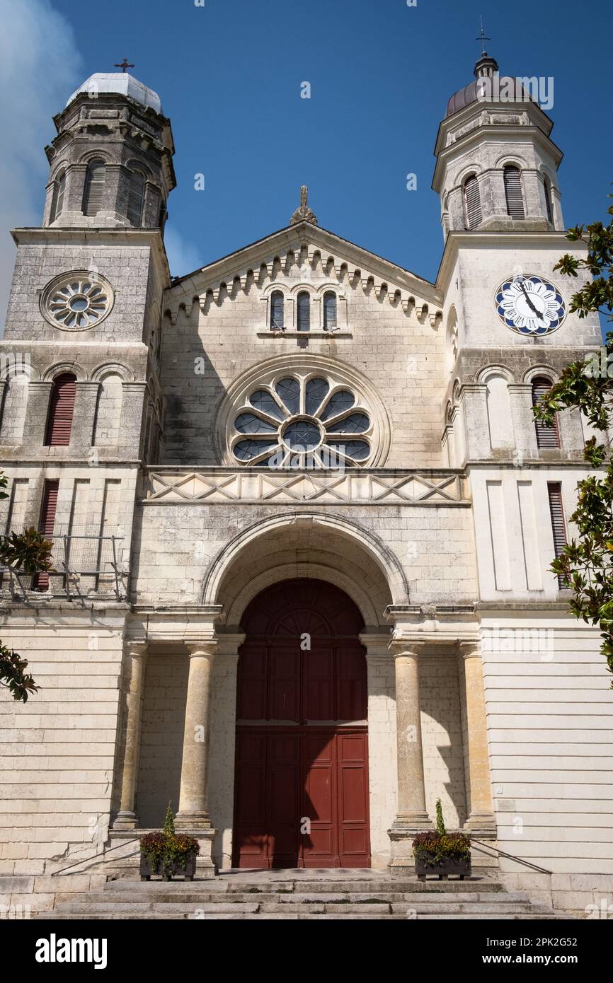 Frankreich, Maine-et-Loire, Saint-Clement-des-Levees am 2022. 07. 17. Tourismus und Alltag im Sommer in Anjou. Fotografie von Martin Bertrand. Fra Stockfoto
