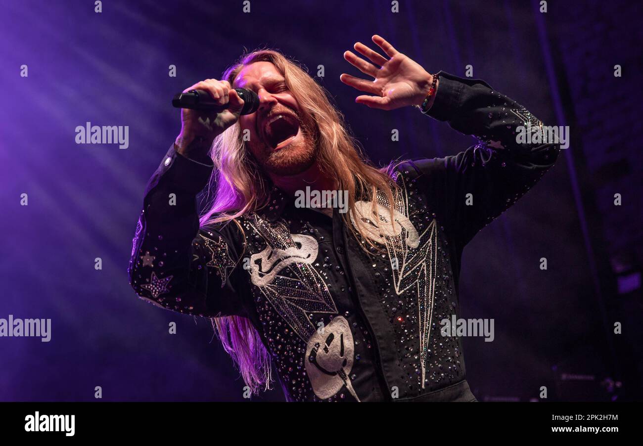 Bournemouth, Großbritannien. 04. April 2023. Sam Ryder an der O2 Academy, Bournemouth, Großbritannien. 04. April 2023. Kredit: Alamy Live News/Charlie Raven Stockfoto