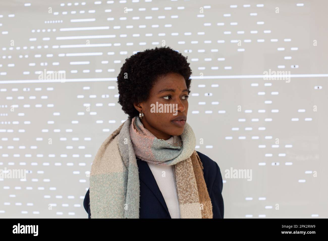 Afro-Girl-Mode Stockfoto