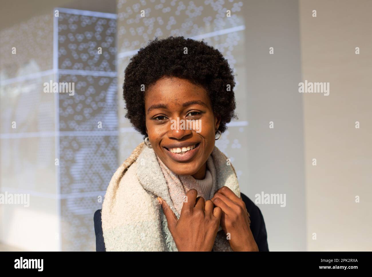 Afro-Girl-Mode Stockfoto