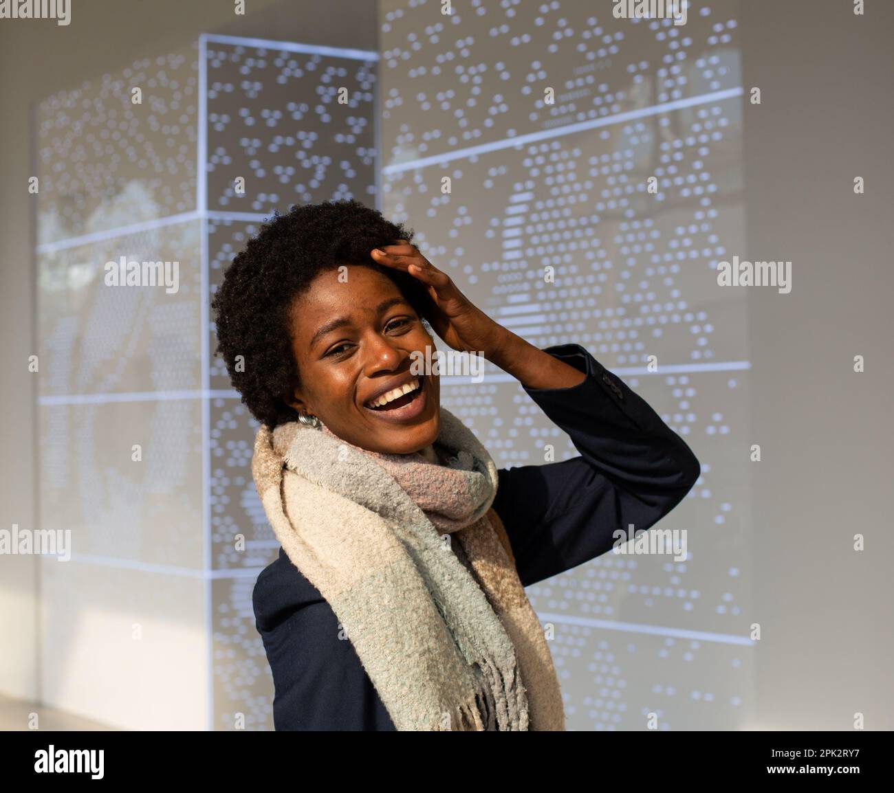 Afro-Girl-Mode Stockfoto